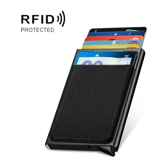 Automatic Pop Up Metal Wallet With Card Holder