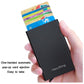 Automatic Pop Up Metal Wallet With Card Holder
