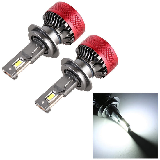 1 Pair H7 Dc12V 65W 6000K 6500Lm Led Car Headlights