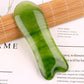 Facial Massage Stick For Beauty Salon Green Resin Scraping Sheet