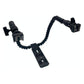 Adjustable Dual Arm Flash Bracket Mount For Hot Shoe