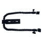 Adjustable Dual Arm Flash Bracket Mount For Hot Shoe