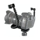 Adjustable Dual Arm Flash Bracket Mount For Hot Shoe