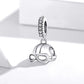 925 Sterling Silver Retro Helmet Pendant For Diy Bracelets & Necklaces