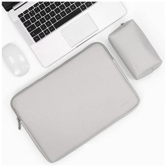 11 / 12 Inch Power & Gray Pu Leather Laptop Bag