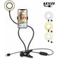 Selfie Ring Light With Phone Holder And Lazy Bracket - Perfect For Live Streaming And Broadcasts