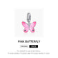 925 Sterling Silver Butterfly Pendant For Diy Bracelets & Necklaces