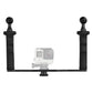 Aluminum Dual Handle Tray For Underwater Cameras