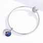 925 Sterling Silver Starry Sky Pendant For Diy Bracelets & Necklaces