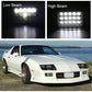 5 Inch 45W Dc 9 - 30V 3060Lm Ip67 Car Led Work Lights / Headlight With 15Leds Lamps