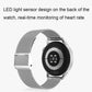 1.36 Inch Hd Screen Smart Call Watch With Nfc Function - Silver Steel