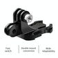 Double Head J Buckle Backpack Mount For Sports Cameras