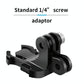 Double Head J Buckle Backpack Mount For Sports Cameras