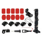 Multi-Joint Helmet Mount Set For Action Cameras