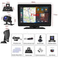 7 Touch Display Car Navigator With Dual-Lens Smart Driving Recorder - Portable And Wireless