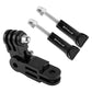 3-Way Pivot Arm With Long Screws For Action Cameras - Jaws Flex Clamp Mount For Gopro