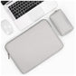 13 / 13.3 / 14 Inch Power & Pu Leather Laptop Bag - Gray