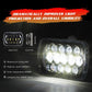 7 Inch 5X7 / 7X6 H4 Dc 9V - 30V 30000Lm 300W 8Leds Car Square Shape Led Headlight Lamps For Jeep Wrangler