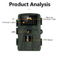1080p Wifi Infrared Night Vision Hunting Camera with 2 Lcd Screen