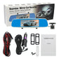7 Lcd Touch Screen Rear View Mirror Car Recorder With Separate Camera