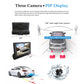 Full Hd 1080p 3-channel Car Dvr with 4 Ips Screen 5mp Camera and 170 Degree Wide Angle