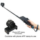 Foldable Tripod Selfie Stick For Action Cameras - 23.5-81Cm Length