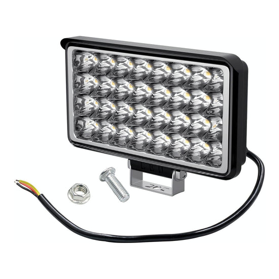 Cs - 1242A1 Car 4 Inch Square 32Leds Highlight Work Light Modified Front Bumper Lamp Spotlight