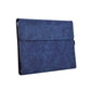 Leather Tablet Case & Power Bag For Microsoft Surface Pro X - 13 Inch Dark Blue