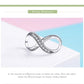 925 Sterling Silver Forever Family Infinity Bracelet