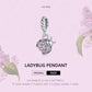 925 Sterling Silver Ladybug Pendant For Bracelets & Necklaces