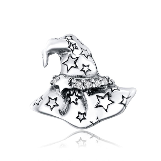 925 Sterling Silver Witch Hat Beads For Diy Bracelets & Necklaces