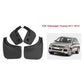 For Volkswagen Touareg 2011-2018 4Pcs / Set Car Auto Soft Plastic Splash Flaps Fender Guard