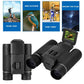 10X25 Zoom Binocular Telescope With Hd Digital Camera And 1.5 Lcd Screen - Black