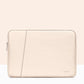 15 / 15.6 Inch Double-Layer Leather Laptop Bag In Apricot