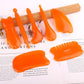 Facial Massage Scraping Tool Resin Tendon Stick For Beauty Salon And Acupuncture Pen Yellow Fish Plate