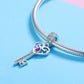 925 Sterling Silver Key Pendant For Happiness Charm