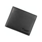 Rfid Men Short Wallet With Card Slots - Black