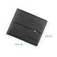 Rfid Men Short Wallet With Card Slots - Black