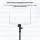600 Led Flat Fill Light With Remote & Display - Ttv-600