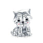 925 Sterling Silver Tiger Bead Pendant For Diy Bracelets & Necklaces