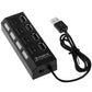 4-Port Usb Hub With High Speed 2.0 Splitter And On / Off Switch