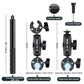 Adjustable Dual-Head Handlebar Mount For Motorcycle Selfie Stick
