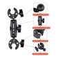 Adjustable Dual-Head Handlebar Mount For Motorcycle Selfie Stick