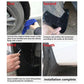 For Volkswagen Golf 6 2009-2013 4Pcs / Set Car Auto Soft Plastic Splash Flaps Fender Guard