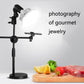 700W Mushroom Lamp & Stand For Mobile Phone Photography