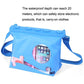 Waterproof One Shoulder Crossbody Drifting Diving Bag Medium Blue