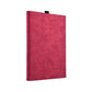 Leather Tablet Case For Microsoft Surface Pro X - Rose Red With Power Bag 13 Inch