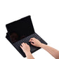 Leather Tablet Case For Microsoft Surface Pro X - Rose Red With Power Bag 13 Inch