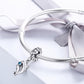 925 Sterling Silver Dolphin Bead Pendant For Diy Bracelets & Necklaces