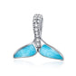 925 Sterling Silver Ocean Fishtail Pendant Necklace